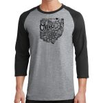 Core Blend 3/4 Sleeve Raglan Tee Thumbnail