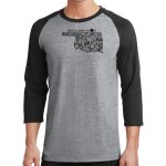 Core Blend 3/4 Sleeve Raglan Tee Thumbnail