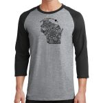 Core Blend 3/4 Sleeve Raglan Tee Thumbnail