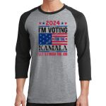 Core Blend 3/4 Sleeve Raglan Tee Thumbnail