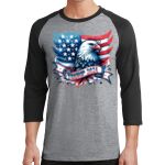 Core Blend 3/4 Sleeve Raglan Tee Thumbnail