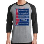 Core Blend 3/4 Sleeve Raglan Tee Thumbnail