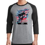 Core Blend 3/4 Sleeve Raglan Tee Thumbnail