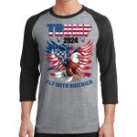 Core Blend 3/4 Sleeve Raglan Tee Thumbnail