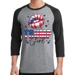 Core Blend 3/4 Sleeve Raglan Tee Thumbnail