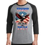 Core Blend 3/4 Sleeve Raglan Tee Thumbnail