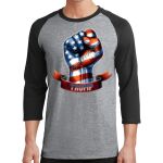 Core Blend 3/4 Sleeve Raglan Tee Thumbnail