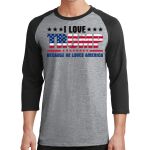 Core Blend 3/4 Sleeve Raglan Tee Thumbnail