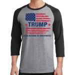 Core Blend 3/4 Sleeve Raglan Tee Thumbnail