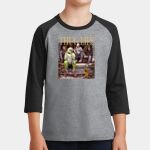 Youth Core Blend 3/4 Sleeve Raglan Tee Thumbnail